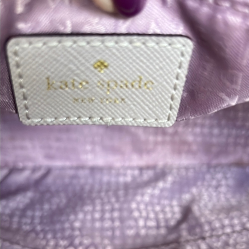 Kate Spate Haven Lane Glitter Striped Tote Lavender - Picture 11 of 15